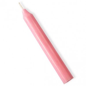 pink 4' candle