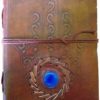5" X 7" Evil Eye Stone Embossed Leather W- Cord