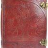 10" X 13" Tree Leather Blank Book W- Latch