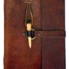 Leather Blank Book W- Peg Closure