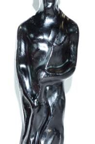 7 1-2" Devil Black Candle