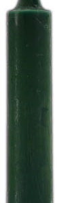 9" Green Pillar Candles