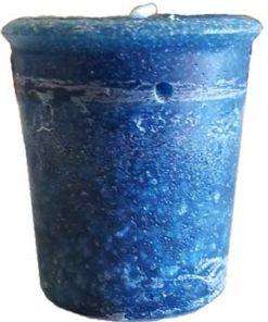 Gratitude Herbal Votive - Midnight Blue