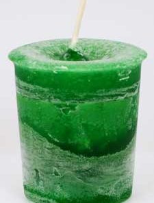 Money Herbal Votive - Green