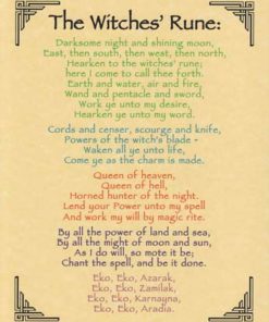 Witches' Rune Poster
