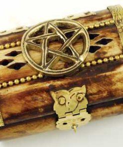 Pentagram Bone Chest 3" X 2"