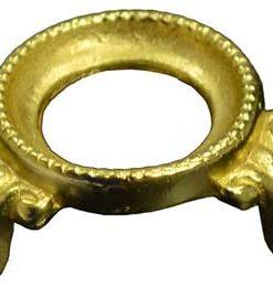 Gold Zinc Plated Metal Gazing Ball Stand