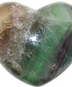 1 3-4" Fluorite Heart