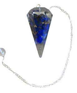 Lapis Orgone Pendulum