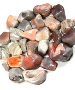 Agate, Feather Tumbled Stones