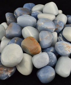 1 Lb Angelite Tumbled Stones