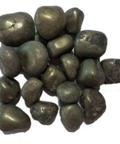 1 Lb Pyrite, Black Tumbled Stones