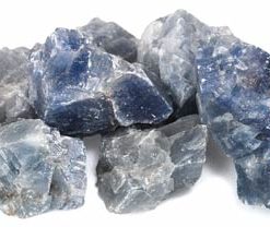 1 Lb Blue Calcite Untumbled Stones