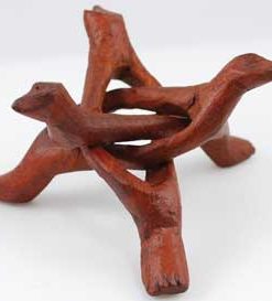 3-legged Wooden Stand 4"