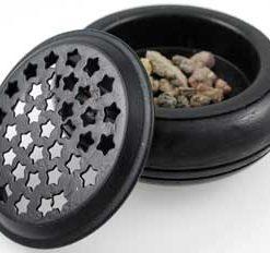 Starry Screen Black Charcoal Burner