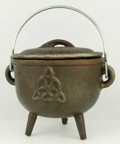 Triquetra Cast Iron Cauldron 4 1-2"