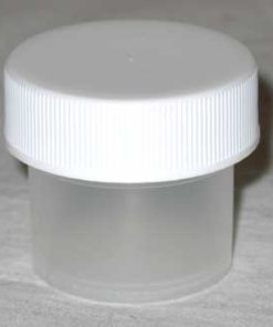 Plastic Wide Top Bottle 1-4oz (2 Dram)