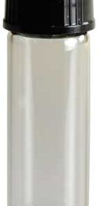 1 Dram Bottles Clear Round