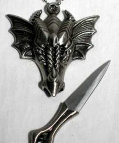 Dragon Head Necklace Athame