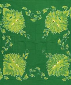 Green Man  Altar Cloth Or Scarve 36" X 36"