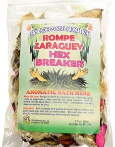 1 1-4oz Hex Breaker  (rompe Zaraguey) Aromatic Bath Herb