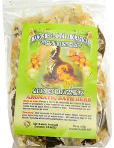 1 1-4oz Money Drawing  (ven Dinero) Aromatic Bath Herb