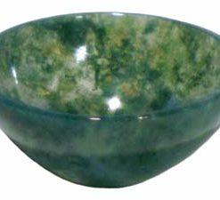 2" Green Moss Agate Devotional Bowl