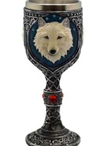 7 1-2" White Wolf Chalice