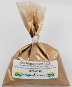 1 Lb Gold Magnetic Sand  (lodestone Food)