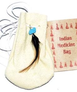 3" Medicine Dream Bag White