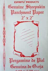 2" X 2" Sheep Skin Parchment Paper