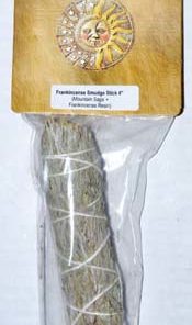 4" Sage & Frankincense Smudge Stick