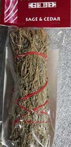 Sage & Cedar Smudge Stick 7"