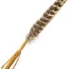 Leather Wrapped Smudging Feather 10"