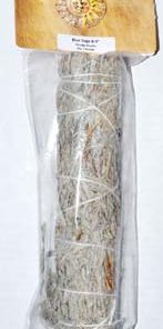 8" Blue Sage Smudge Stick