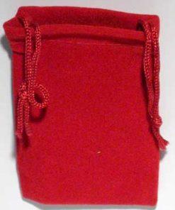 Mojo Bag - RED -  2” x 2 1/2”