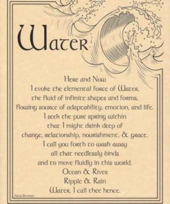 Water Evocation poster