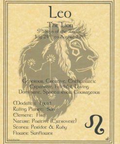 Leo Zodiac Poster