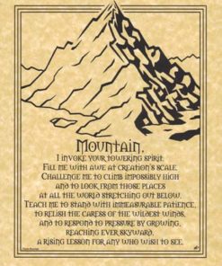 Mountain Prayer Poster