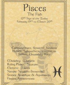 Pisces Zodiac Poster