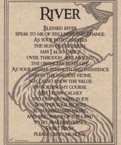 River Prayer Poster