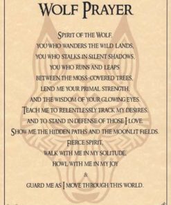 Wolf Prayer Poster