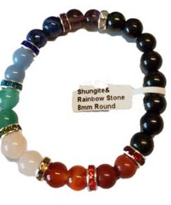 8mm Chakra & Shungite