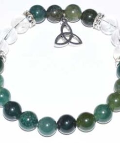 8mm Moss, Green- Triquetra