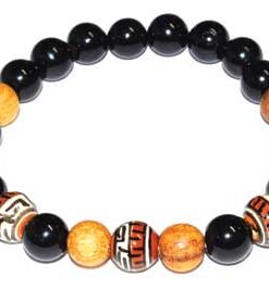 8mm Palo Santo Black Tourmaline Bracelet