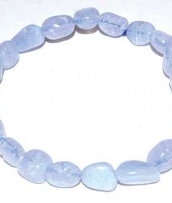 Agate, Blue Lace Nugget Bracelet