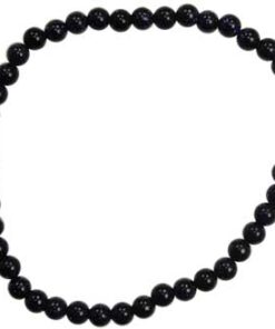 4mm Blue Goldstone Stretch Bracelet