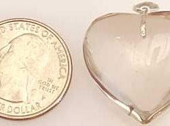 1" Citrine Natural Heart